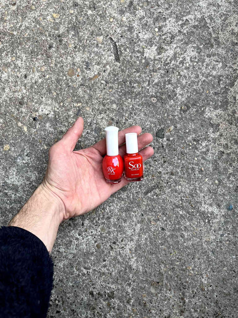 Red Nail Polish Duo