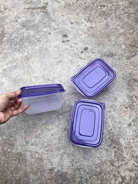 Rubbermaid Purple Storage Containers Set