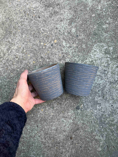 Rustic 5" Planters Set