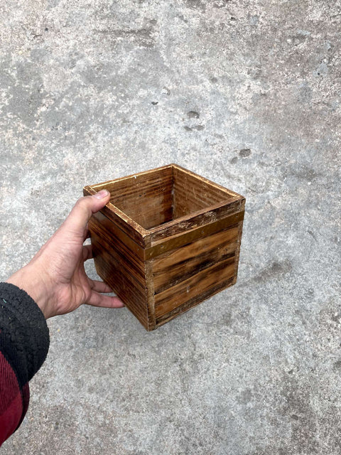 Rustic Wooden Storage Box