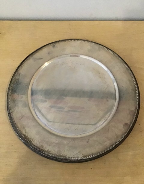 Vintage Silver Plated Plates (set of 3)