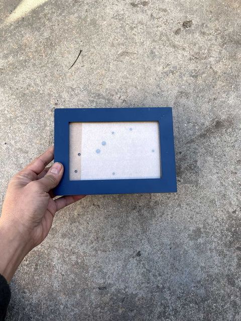 Small Blue Picture Frame