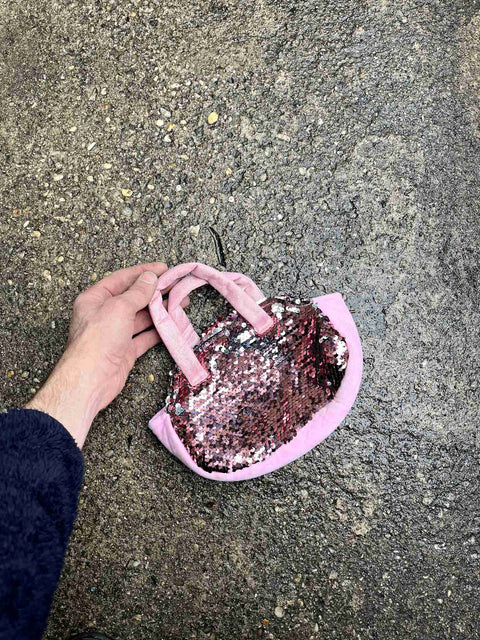 Sparkly Pink Mini Handbag