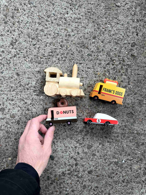 The Cutest Wooden Toy Vehicles Set