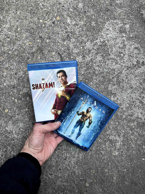 Two Superhero Movies In Blue Ray