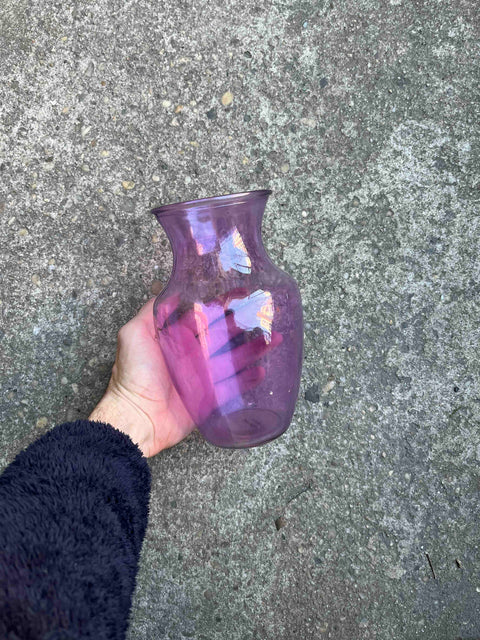 Very Purple Glass Vase