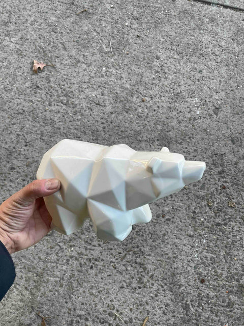 White Ceramic Polar Bear