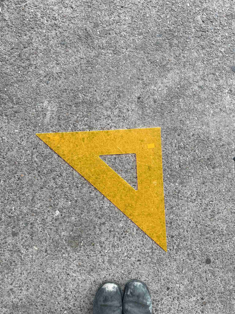 Yellow Triangle Marker